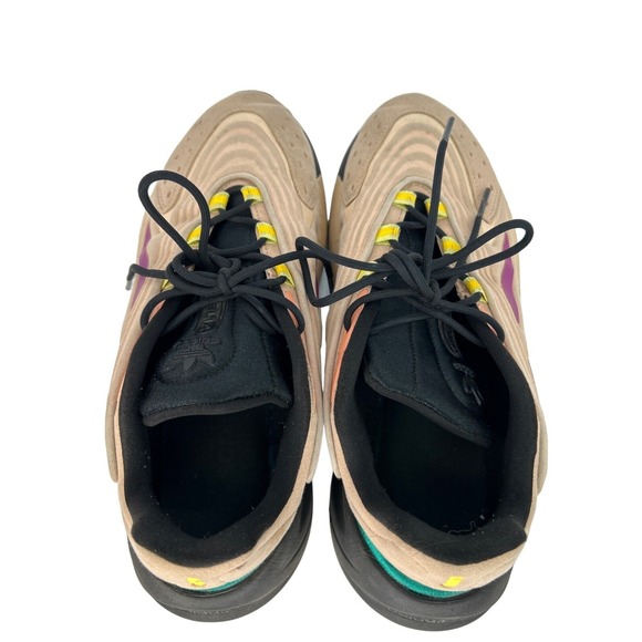 Adidas Ozelia Sneakers Men’s 9.5 Beige Multicolor Chunky Running Shoes Streetwea - Picture 6 of 7